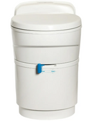 Vaso sanitário cassete luxo com caixa de detritos e porta de serviços