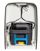 Vaso sanitário cassete luxo com caixa de detritos e porta de serviços