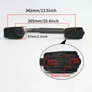 Corrimão externo preto/prata Trailer Motorhome