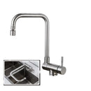 Torneira Monocomando cozinha inox dobrável