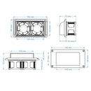 Exaustor Ar Lateral Banheiro Cozinha Motorhome Trailer 12v