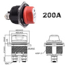 Interruptor de corte de bateria rotativo 12V 24V DC 50A 100A 200A 300A
