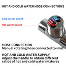 Torneira água fria e água quente para cozinha e pia motorhome e trailer