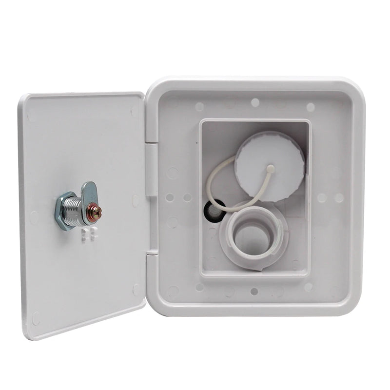 Entrada de água com 2 chaves e suspiro Motorhome Trailer Van Camper