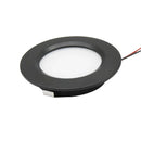 Kit 05 Refletores LED Slim Embutido 68mm - 12V ou 24V / 3W  Design invisível. Impacto Absoluto.