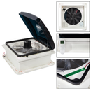 CLARABÓIA 36 X 36 CM COM EXAUSTOR, VENTILADOR, LED, SENSOR DE CHUVA E CONTROLE REMOTO