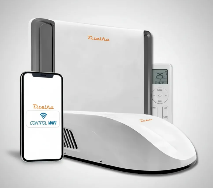 Ar Condicionado Inverter Dreiha 12300 btus 220V Quente Frio Motorhome