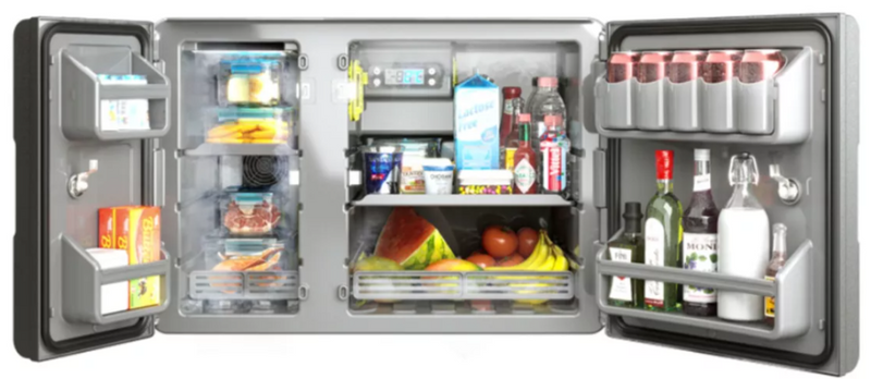 Geladeira 110 Litros Duas Portas Resfriar 12/24v Motorhome Trailer