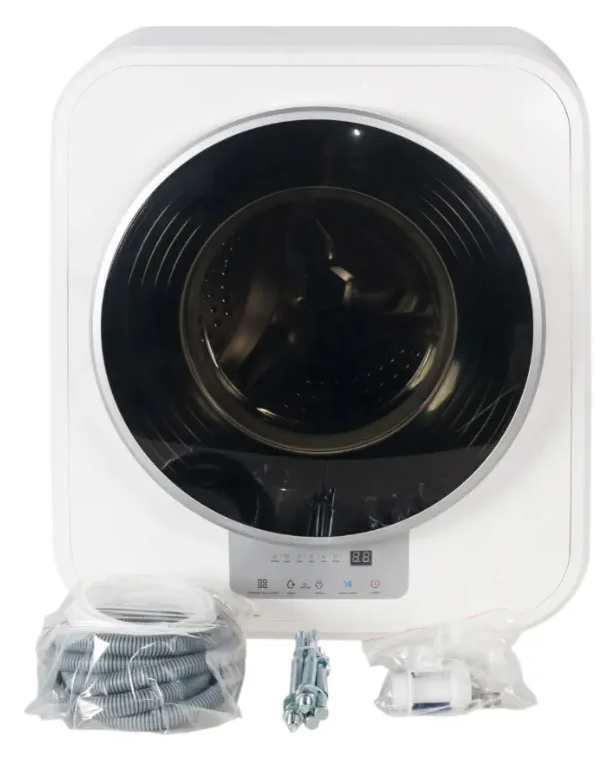 Mini Máquina De Lavar E Secar 3kg Motorhome Branco