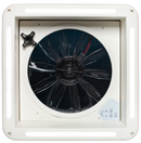 CLARABÓIA 36 X 36 CM COM EXAUSTOR, VENTILADOR E LED 12V