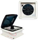 CLARABÓIA 36 X 36 CM COM EXAUSTOR, VENTILADOR E LED 12V