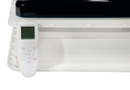 CLARABÓIA 36 X 36 CM COM EXAUSTOR, VENTILADOR, LED, SENSOR DE CHUVA E CONTROLE REMOTO