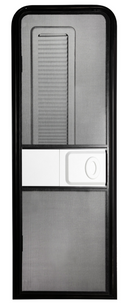 PORTA DE ENTRADA 180 X 62 CM PARA MOTORHOME COM MOSQUITEIRO E JANELA BLACKOUT