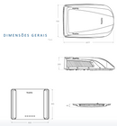 Ar Condicionado Inverter Dreiha 12000 btus 220V Quente Frio Motorhome