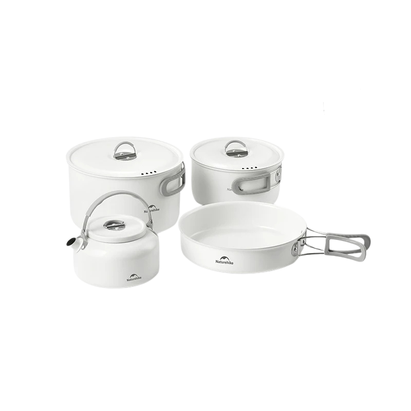 Conjunto De Panelas Portátil Cerâmica