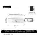 Conjunto De Panelas Portátil Cerâmica