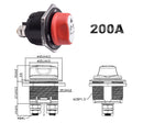 Interruptor de corte de bateria rotativo 12V 24V DC 50A 100A 200A 300A