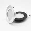 Kit 05 Refletores LED Slim Embutido 68mm - 12V ou 24V / 3W  Design invisível. Impacto Absoluto.