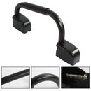 Corrimão externo preto/prata Trailer Motorhome