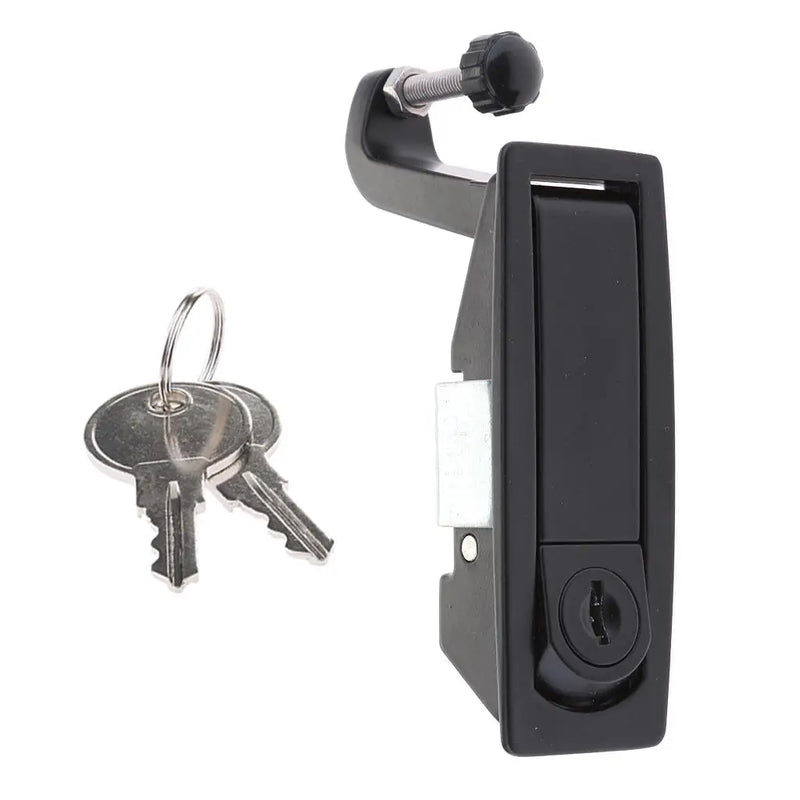 Fechadura Bagageiro Tulha Preto 93 x 34 mm Trailer Motorhome