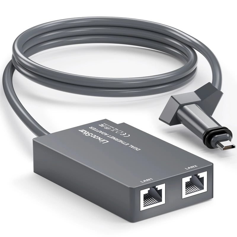 Adaptador Ethernet Starlink 1 para 2 – Conectividade Estável e sem Limites