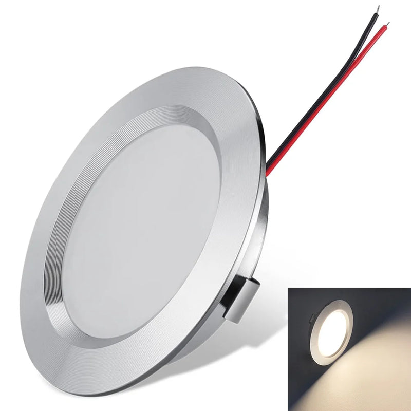 Kit de Luzes led embutidas 12v para Trailer Motorhome - Iluminação Moderna e Econômica