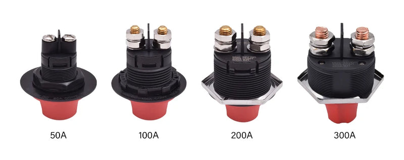 Interruptor de corte de bateria rotativo 12V 24V DC 50A 100A 200A 300A