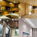 Kit de Luzes led embutidas 12v para Trailer Motorhome - Iluminação Moderna e Econômica