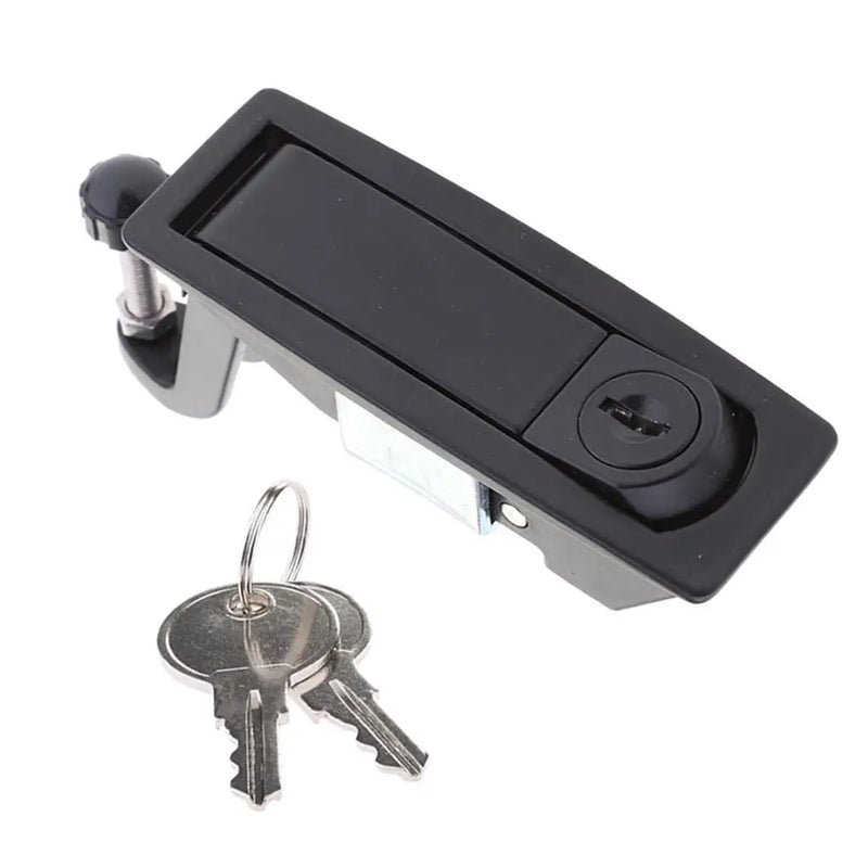 Fechadura Bagageiro Tulha Preto 93 x 34 mm Trailer Motorhome