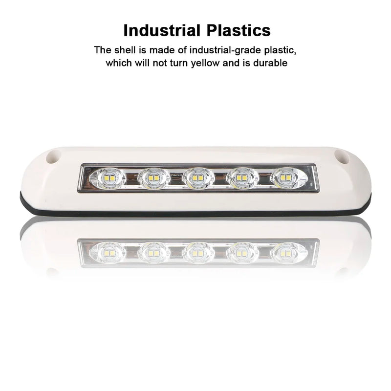 Luminária Externa Branco/Preto LED 12/24V