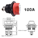 Interruptor de corte de bateria rotativo 12V 24V DC 50A 100A 200A 300A
