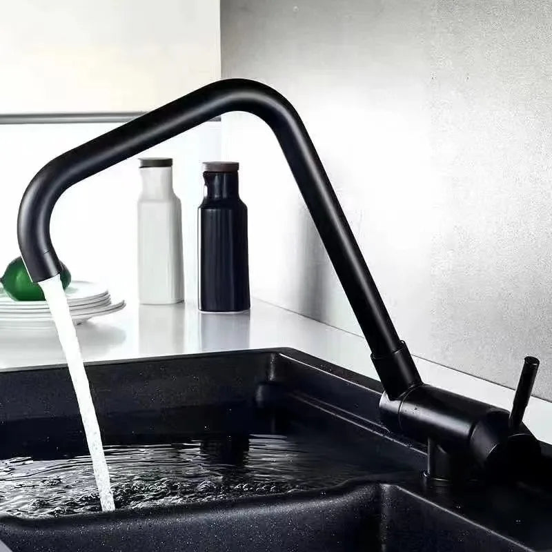 Torneira Monocomando cozinha inox dobrável