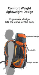 Mochila Discovery 70 litros + 5 Naturehike