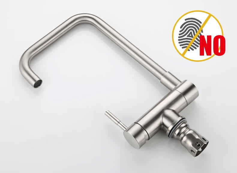Torneira Monocomando cozinha inox dobrável