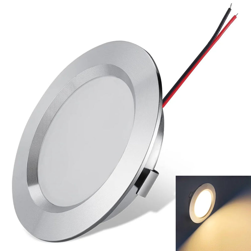 Kit de Luzes led embutidas 12v para Trailer Motorhome - Iluminação Moderna e Econômica